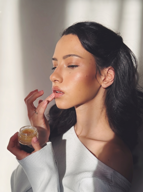 Anèlie Lip Polish — lip exfoliant